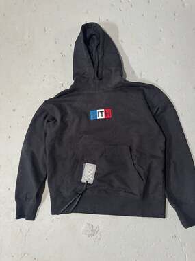 Kith Paris Store Opening Logo Hoodie in Black